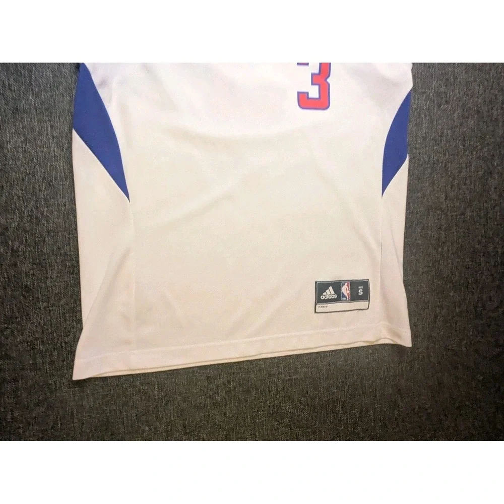 Adidas Clippers Chris Paul #3 White Jersey Shirt Youth Small Basketball NBA